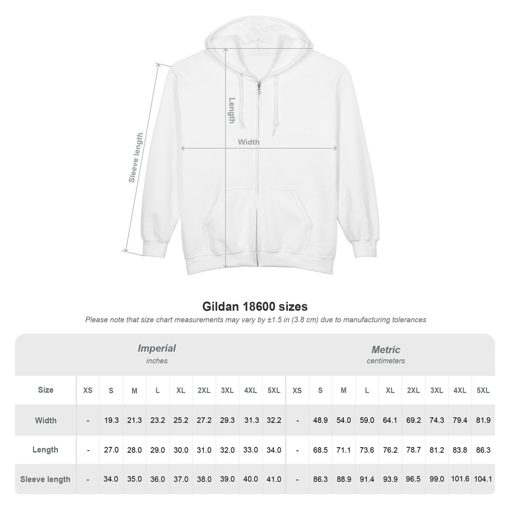 ForgedWithin Unisex Heavy Blend™ Full Zip Hooded Sweatshirt